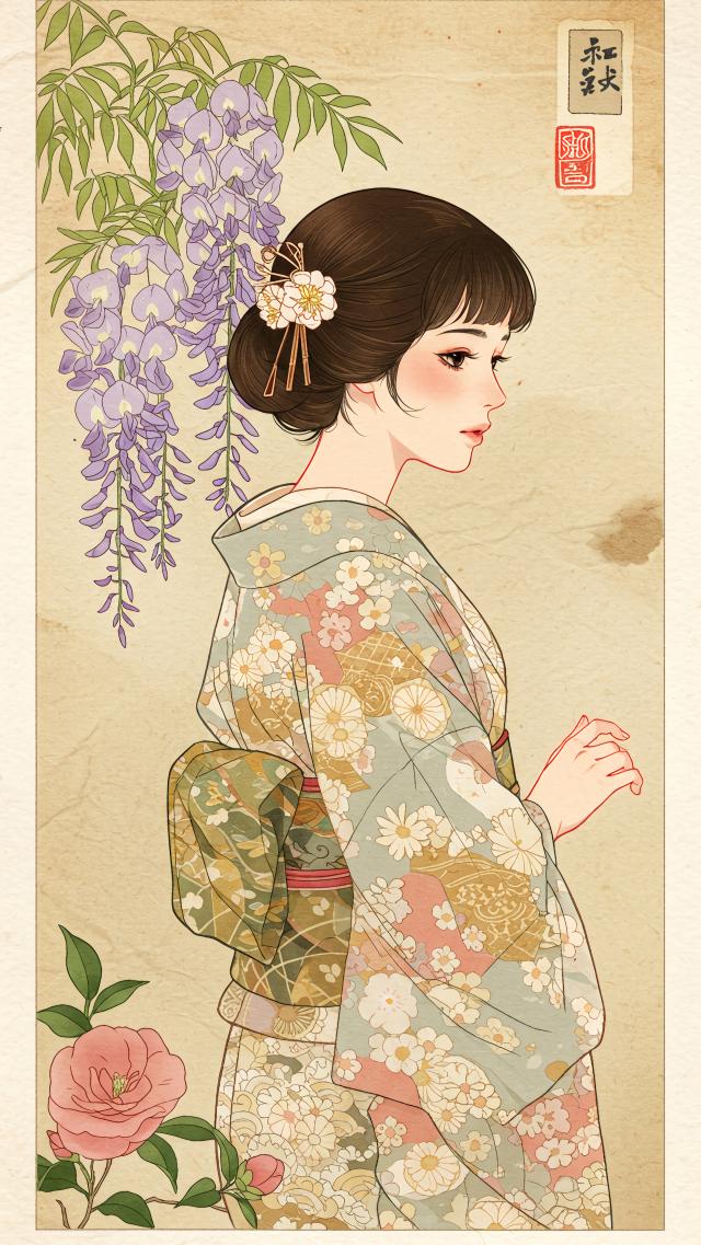 Flowers and the Maiden