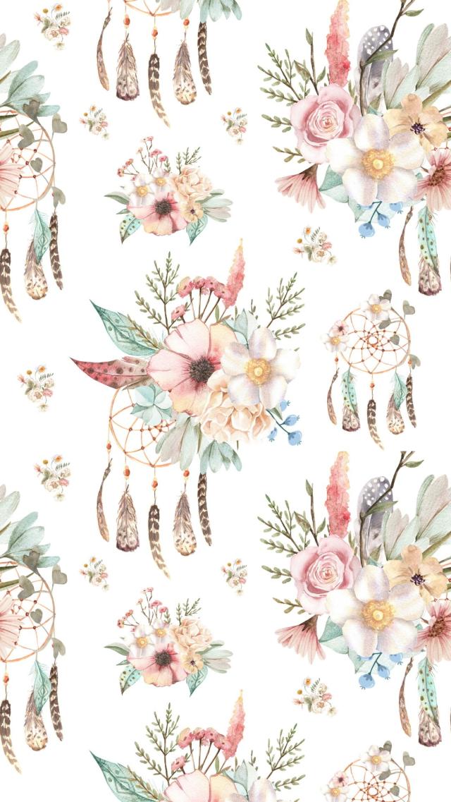 Floral Pattern x Dreamcatcher