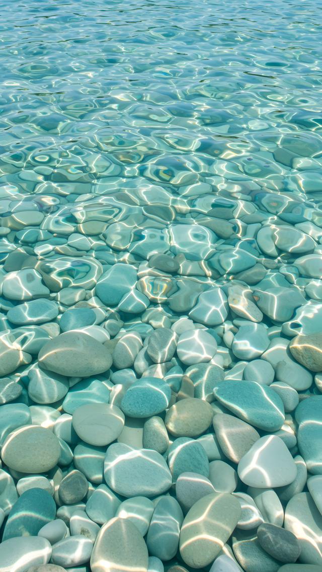 Stones at the Bottom of a Clear Lake