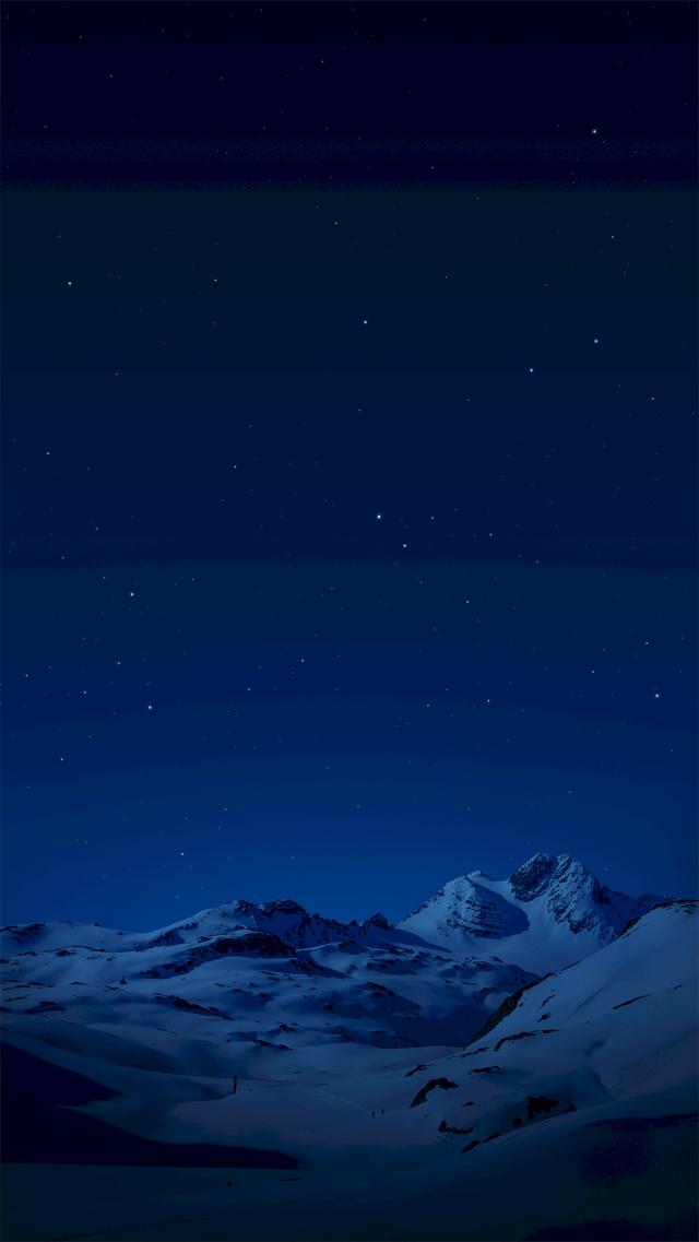 Night of the Snowy Mountain