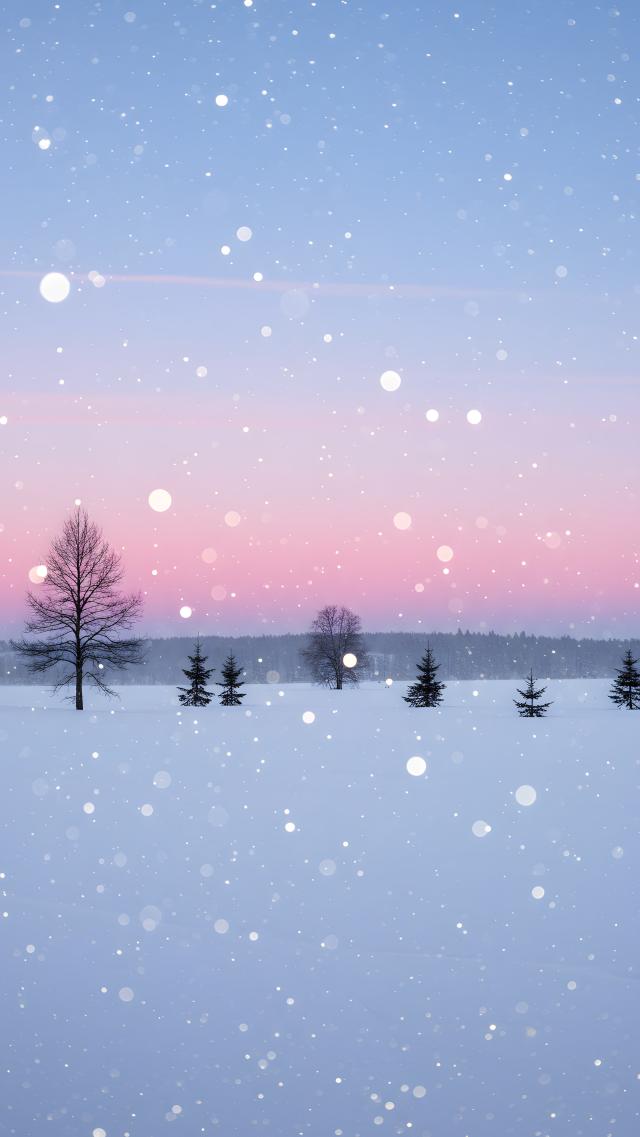 Silent Snowy Landscape