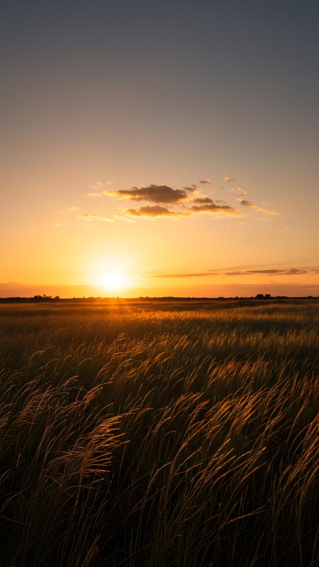 Grassland Swaying in the Wind