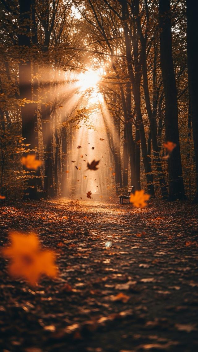 Pathway in the Golden Forest