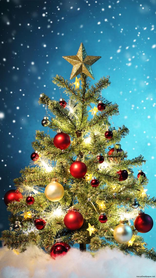 iPhone Wallpaper of Christmas Tree