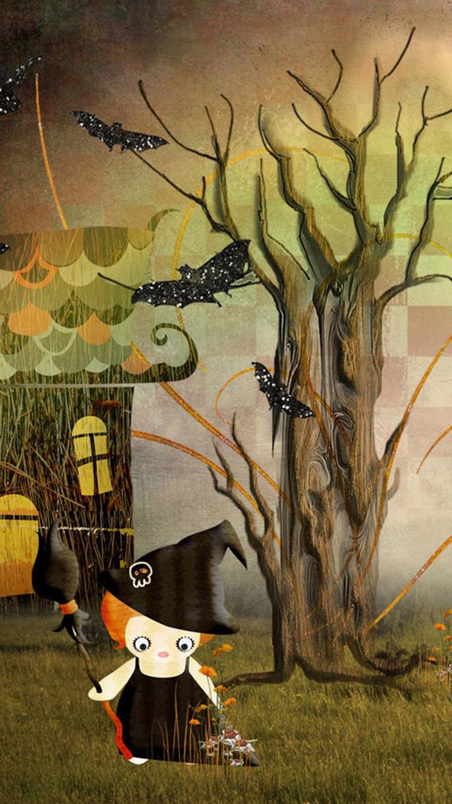 万圣节插画 高清壁纸
