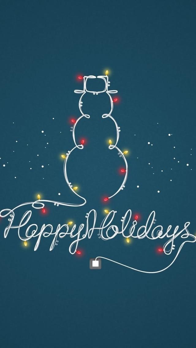 Snowman - Happy Holidays