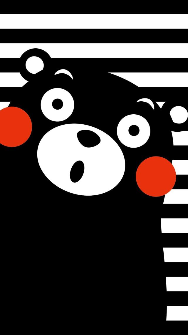 くまモンのアイフォン7壁紙