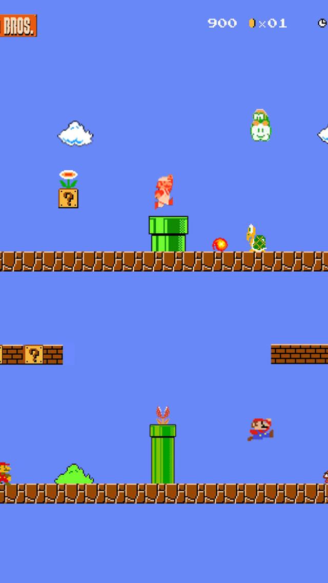 スーパーマリオ  ゲームのアイフォン壁紙