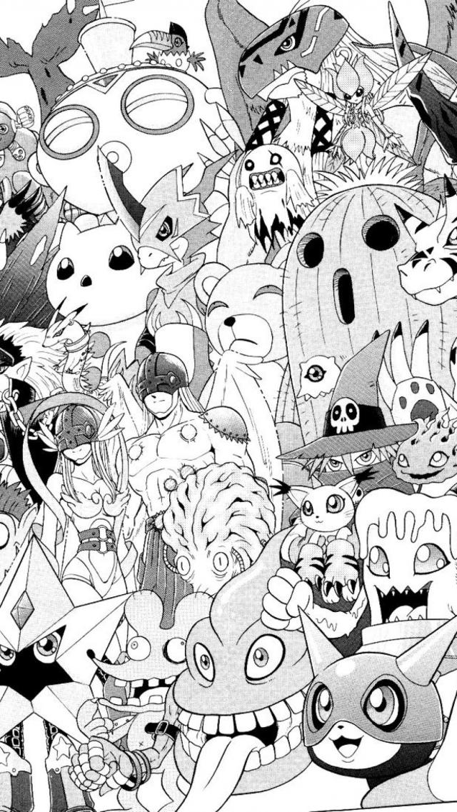 数码兽漫画游戏壁纸