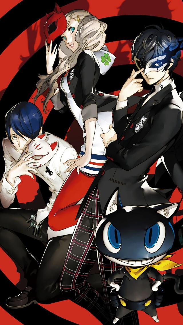 女神异闻录5动画版苹果手机壁纸