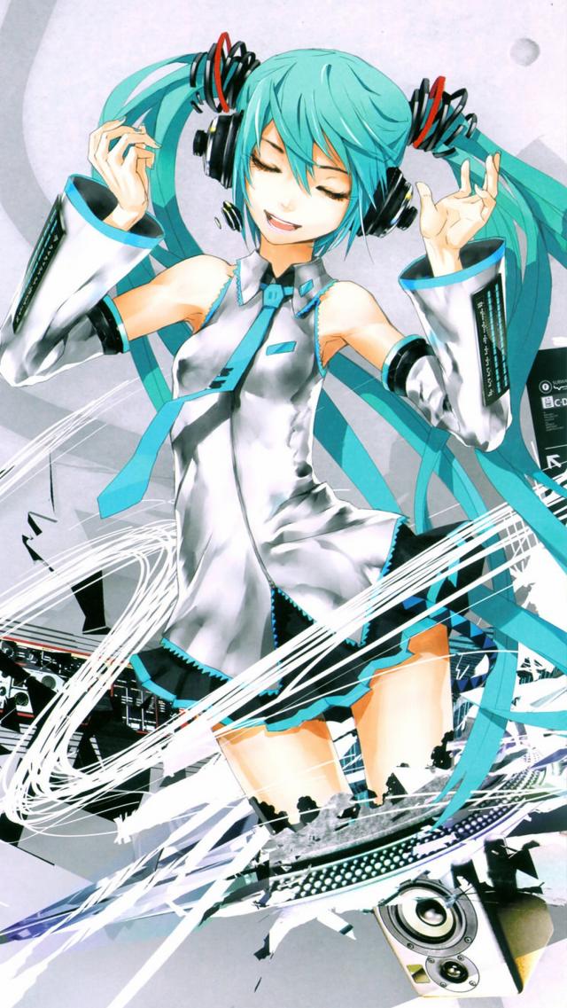 初音ミクのアイフォン7壁紙