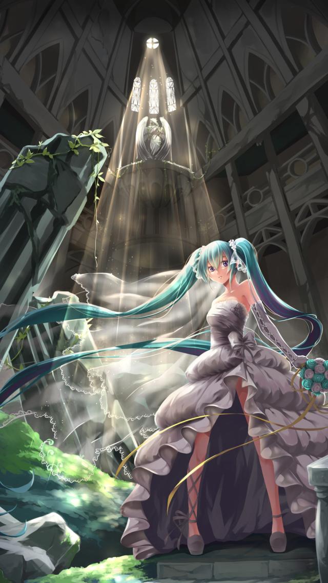 初音ミク  ボカロのアイフォン壁紙