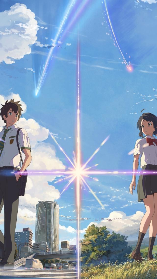 君の名は。 アニメのアイフォン壁紙