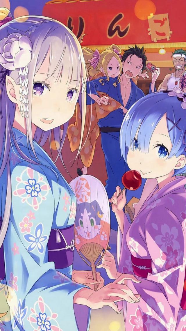 Re：ゼロから始める異世界生活  アニメの携帯電話壁紙