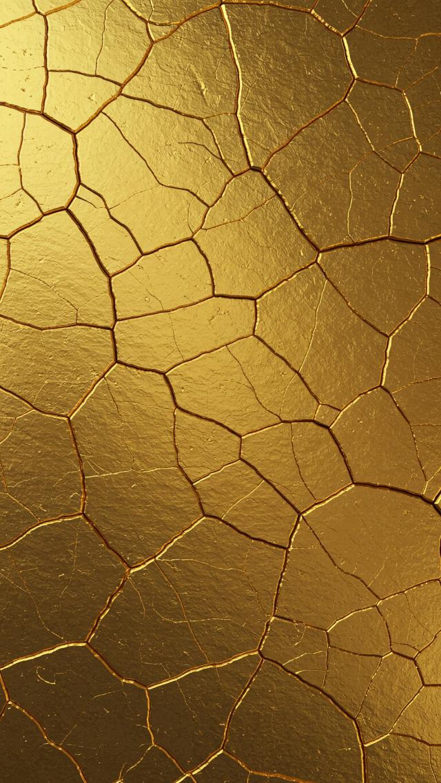 Cracked Golden Light