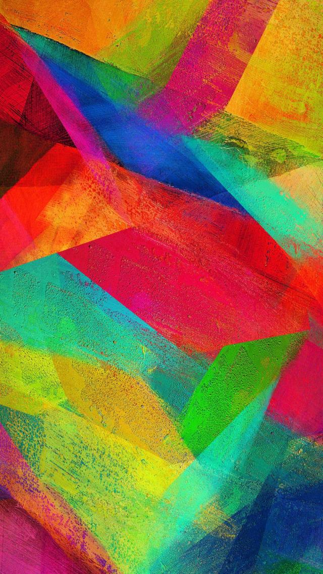 Colorful Oil Painting - iPhone Wallpaper