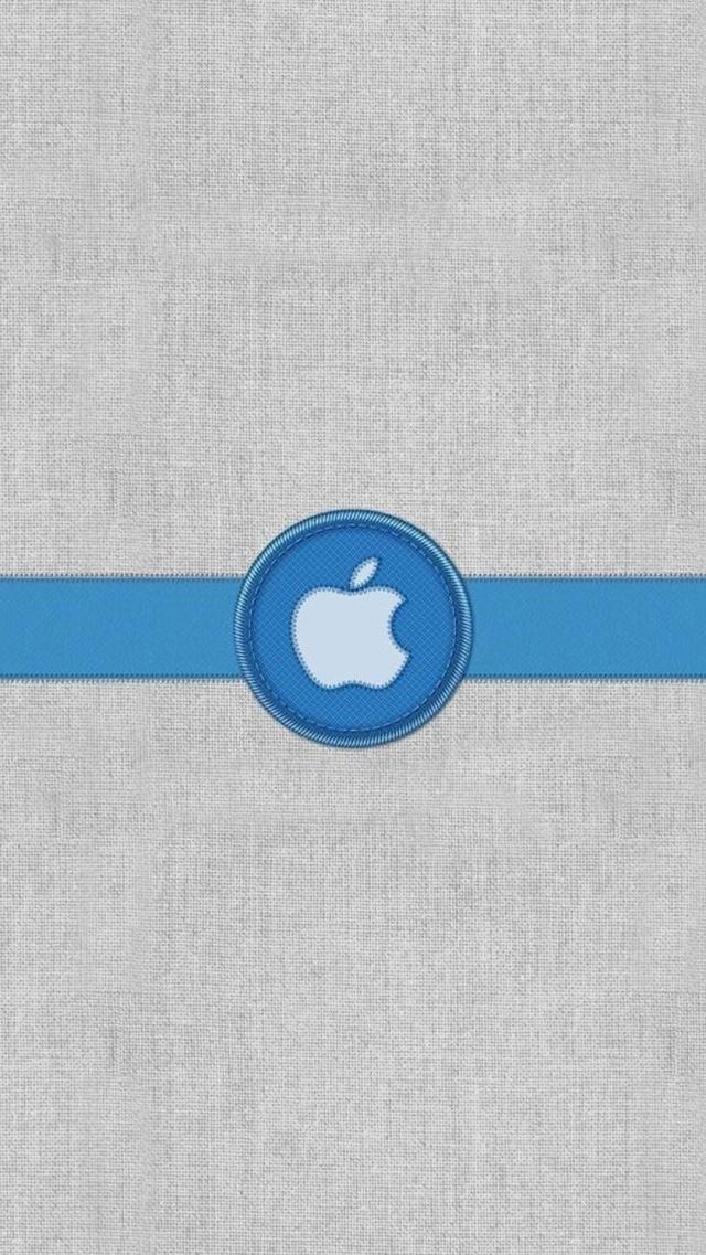 Apple Logo on Fabric