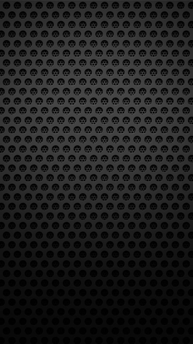 Metallic Textured Black Phone Wallpaper