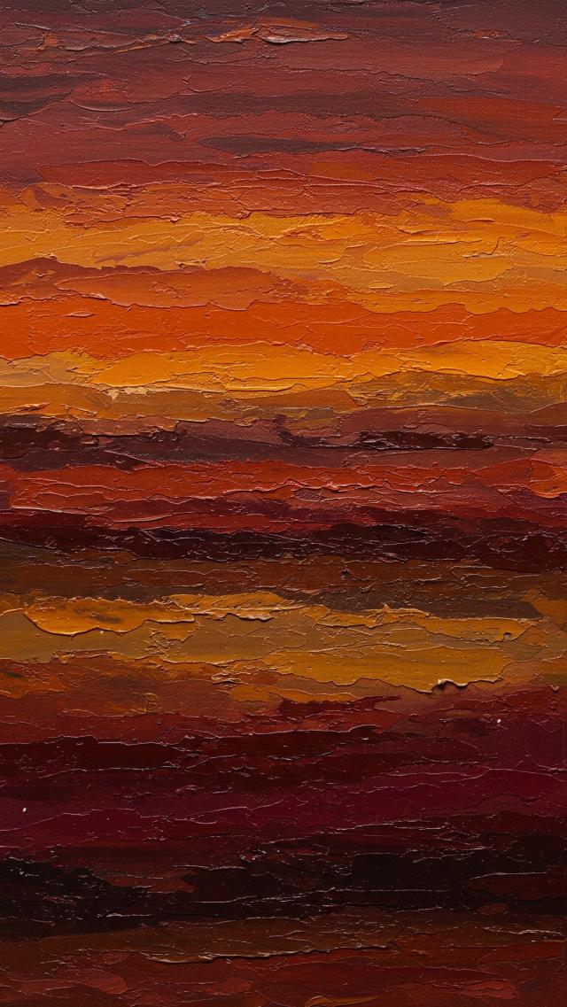 Autumn Textures of Oil Paint