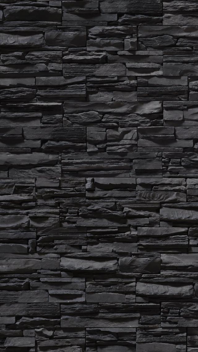 Black Stone Wall