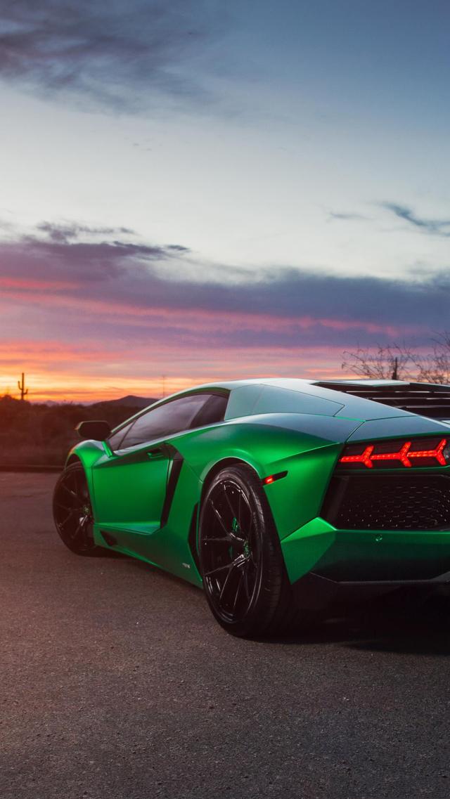 绿色兰博基尼
