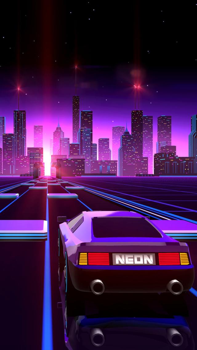 Neon Drive - Retro Racing Game