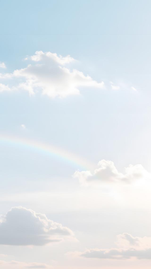Sky with a Hint of Rainbow