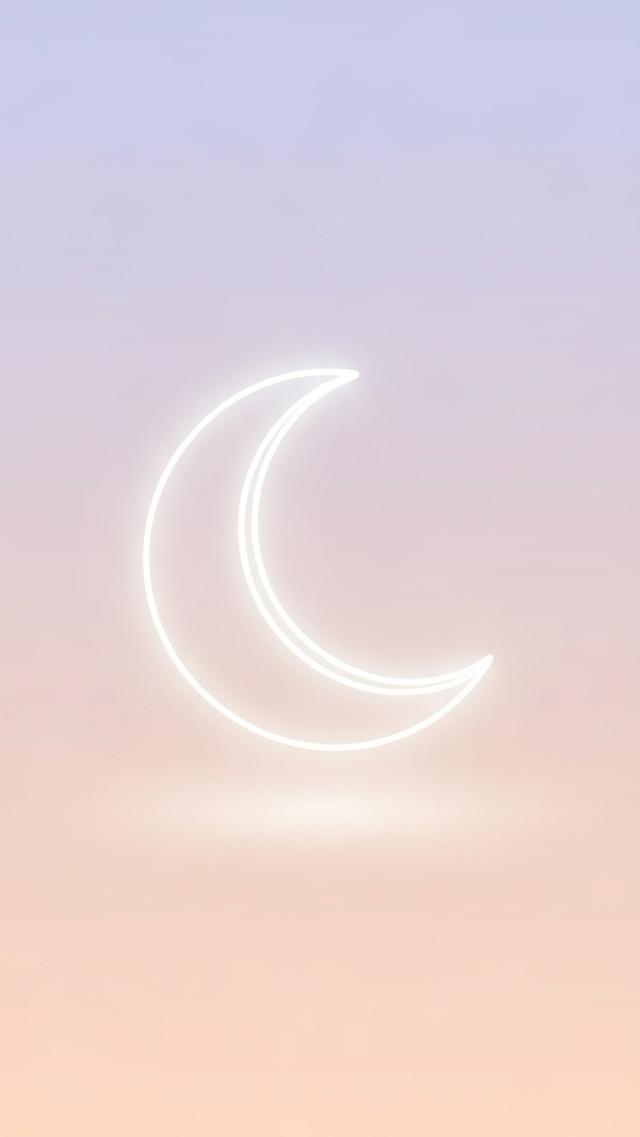 Moon Drawn with a Single Line