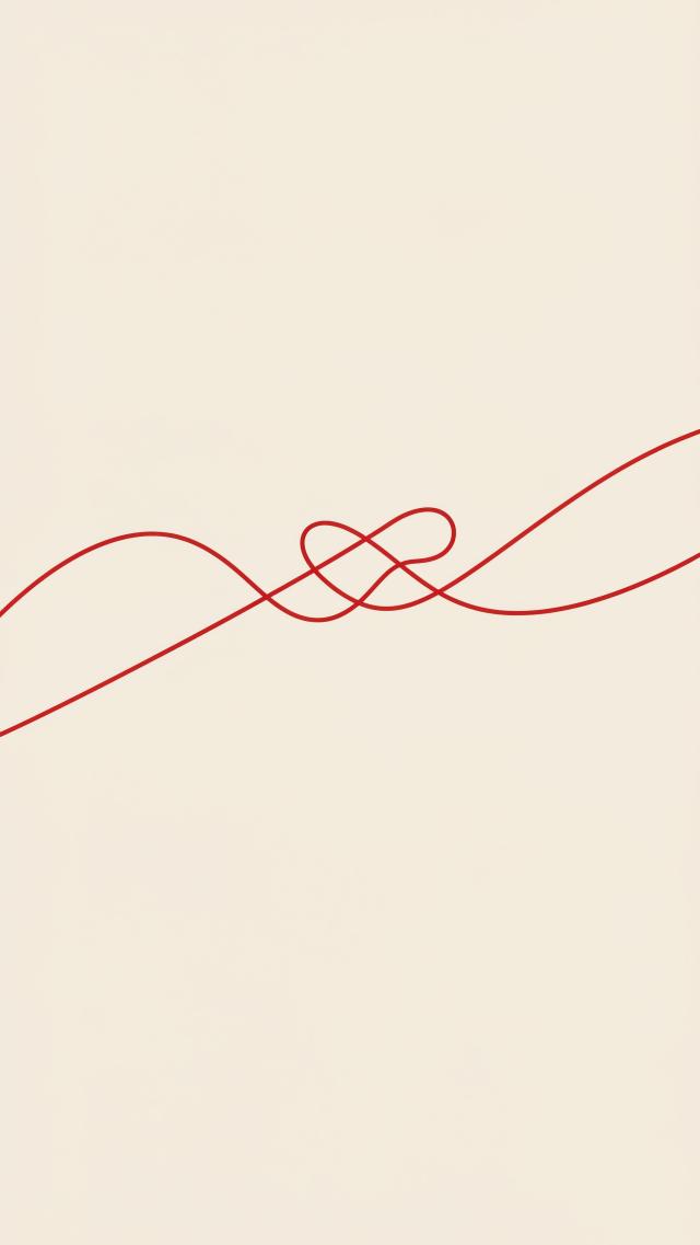 Enhance Romantic Luck - Minimalist Red Thread