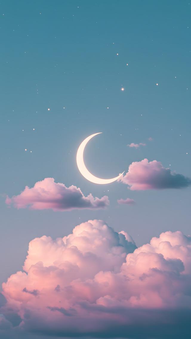 The Art of the Moon and Clouds