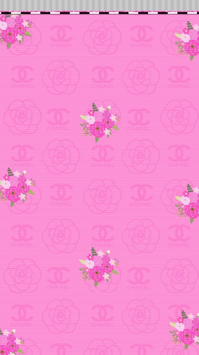 Chanel(CHANEL)-PinkFloralPattern