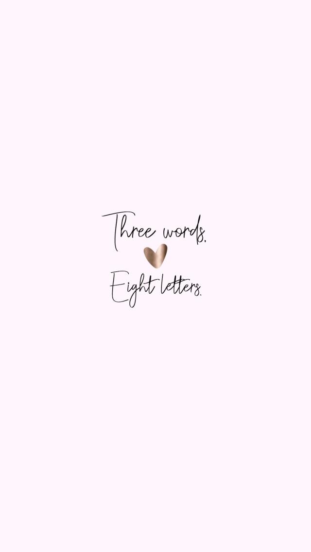 Three Words, Eight Letters