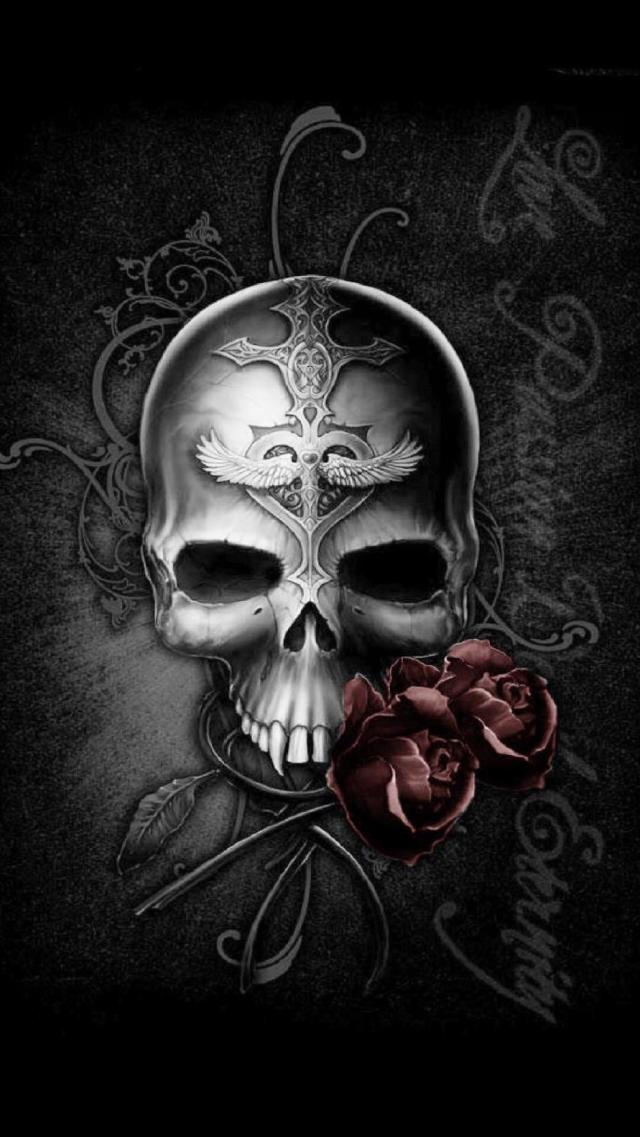Cool Skull Mobile Wallpaper