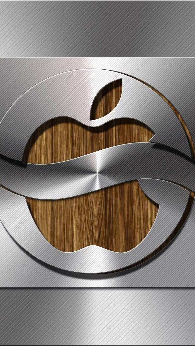 Silver Apple Logo