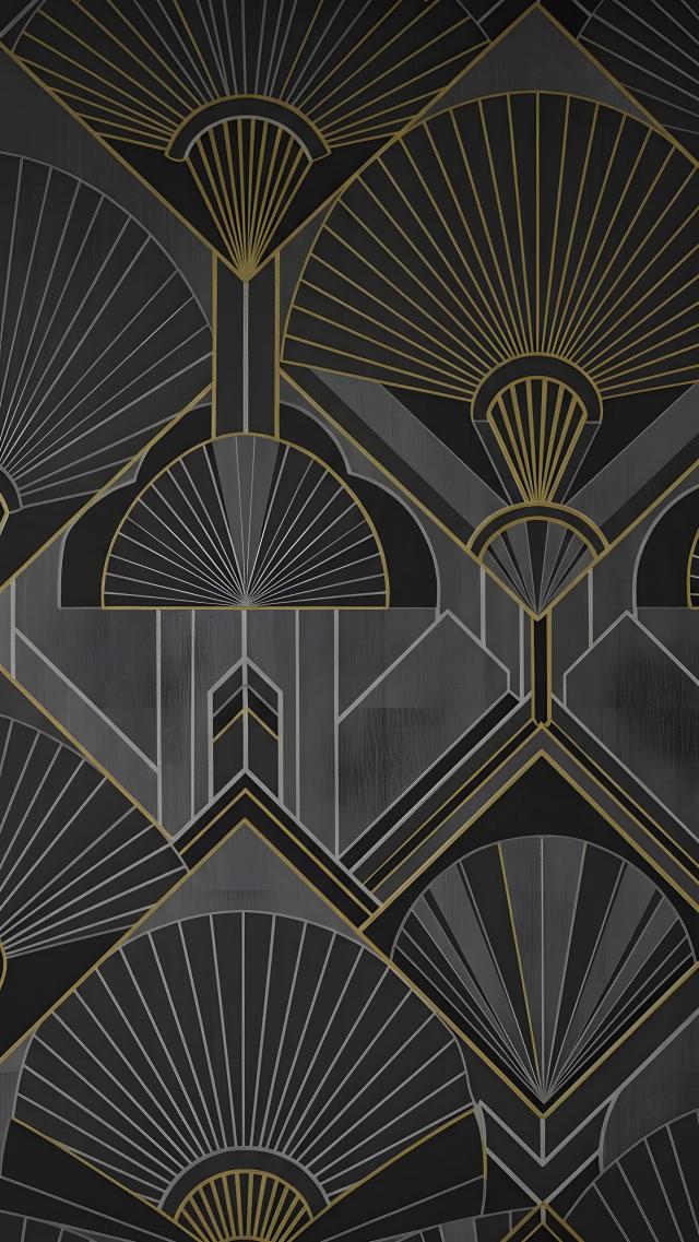 Geometric Patterns in Art Deco Style