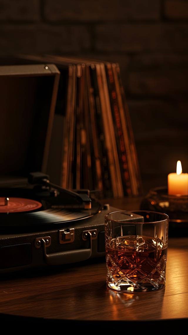 Whiskey and Vinyl Records
