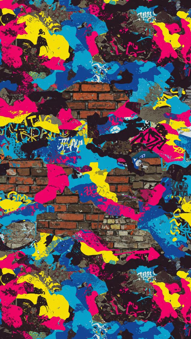 Camouflage Pattern - Brick Wall