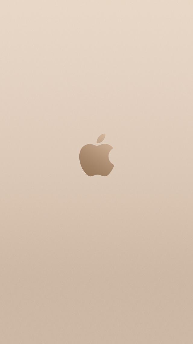 Champagne Gold Apple Logo