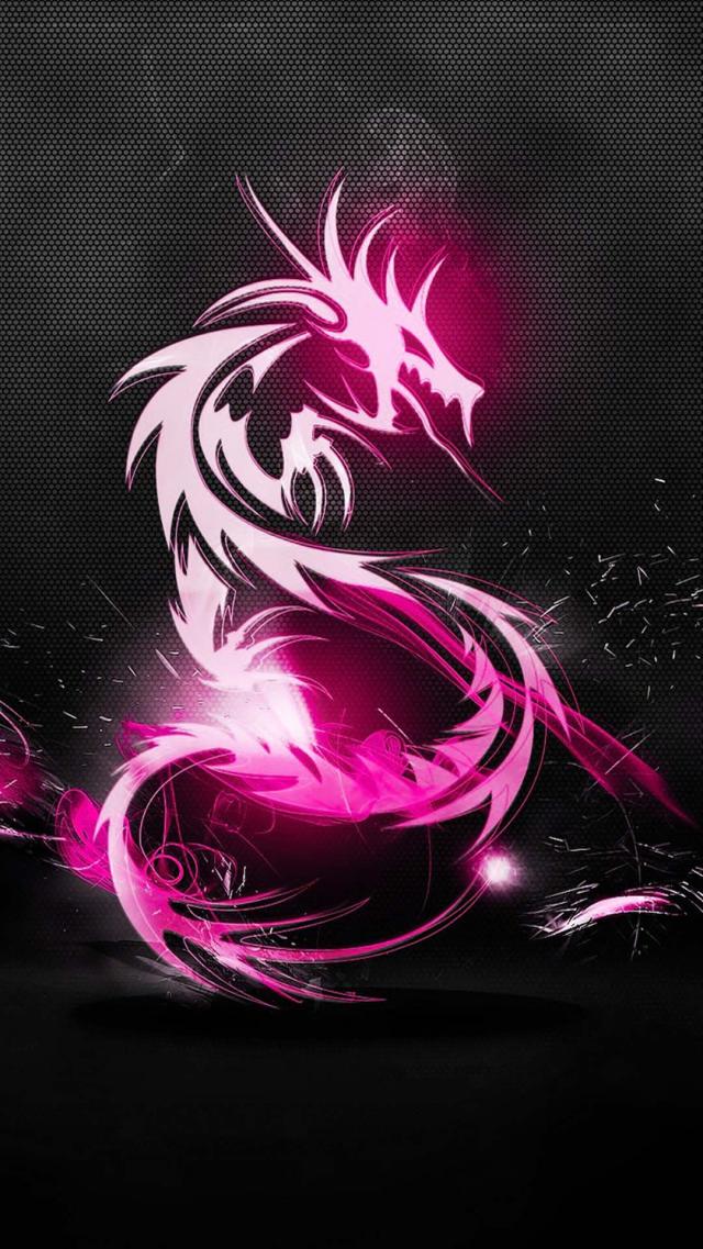 Dragon(Pink)Ultra-CooliPhone8Wallpaper
