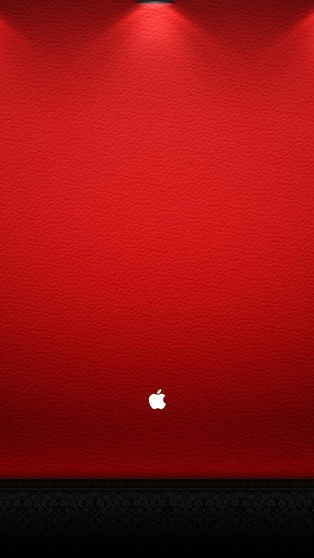 Red Leather - Cool Mobile Wallpaper