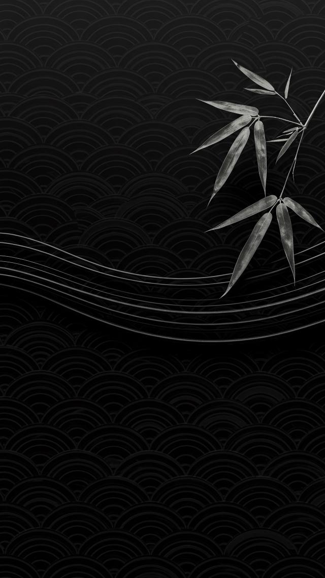 Dark Japanese-style Pattern