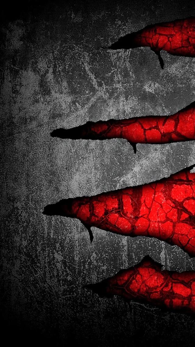Red Cracks - Cool iFeng and iS Wallpaper