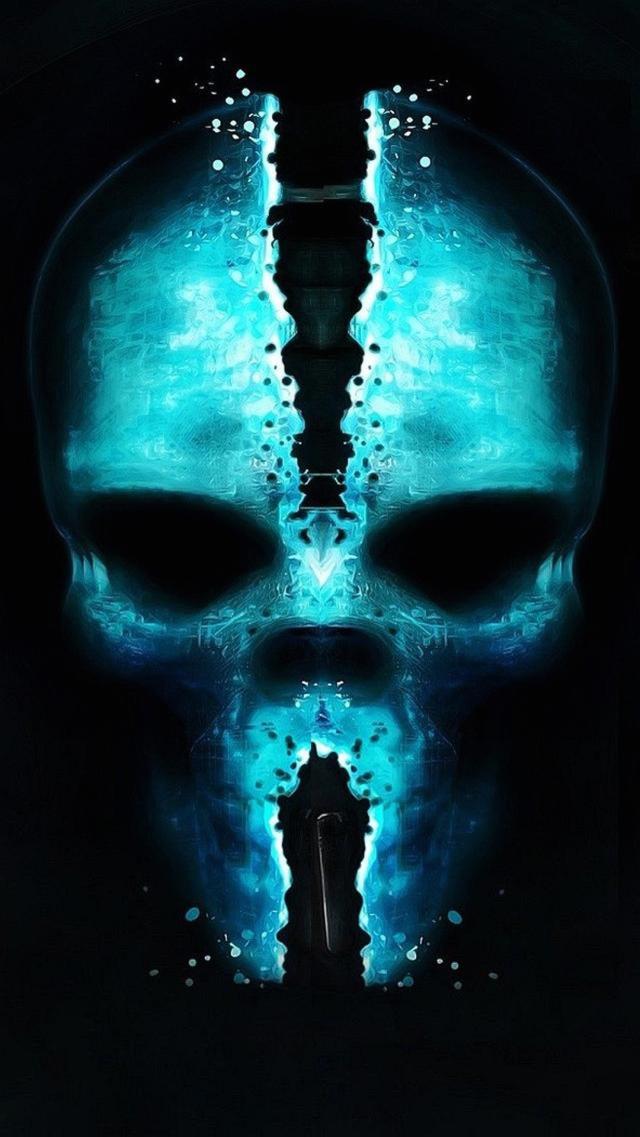 Blue Skull