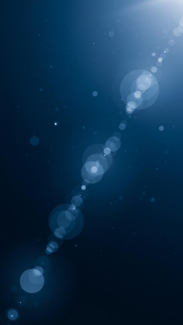 Lens Flare with Blue Halo