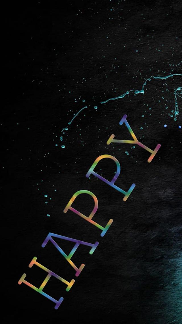 Happy and Cool iPhone 8 Wallpaper