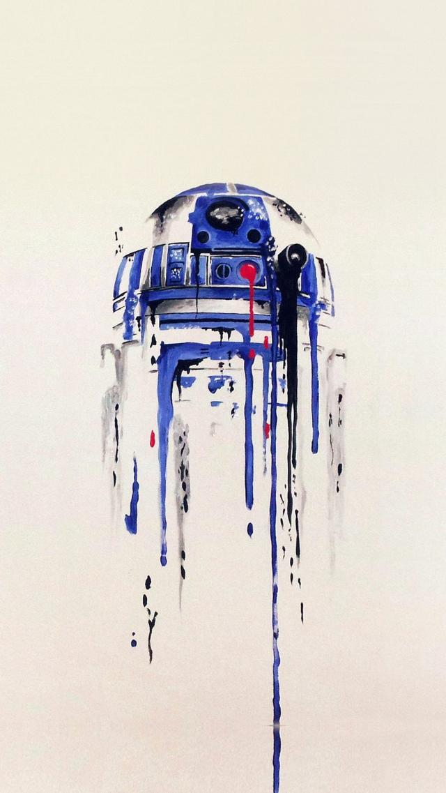 R2-D2 Star Wars iPhone X Wallpaper