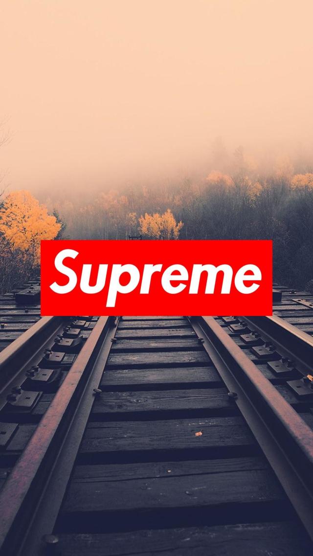 SupremeiPhoneXWallpaper(Railway)