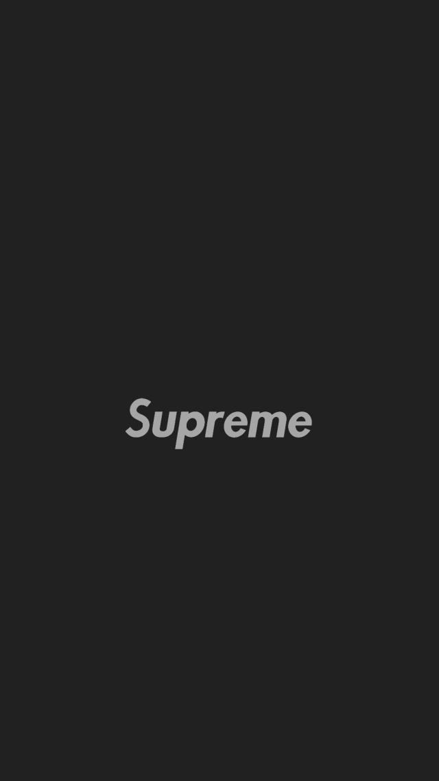 Supreme, Simple and Stylish iPhone Wallpaper