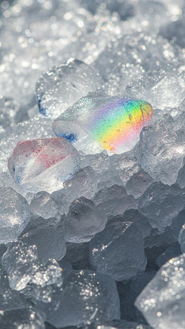 闪耀的碎冰 高清壁纸