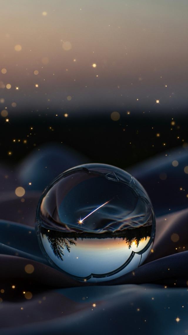 Meteor in a Glass Ball